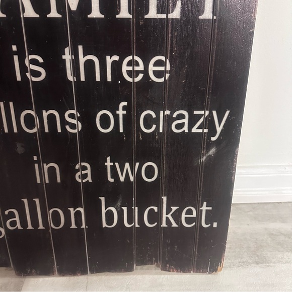 SALE!! Our family rustic funny sign plaque - Picture 5 of 6